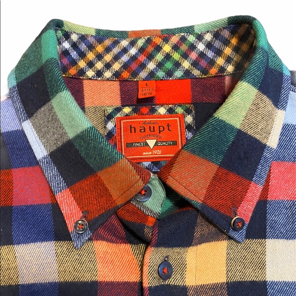 Haupt Flannel Dress Shirt - Picture 3 of 6